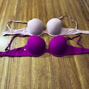 Harper Wild Light & Dark Pink Lightly Lined Underwire Bras - Bundle of 2 - 36C